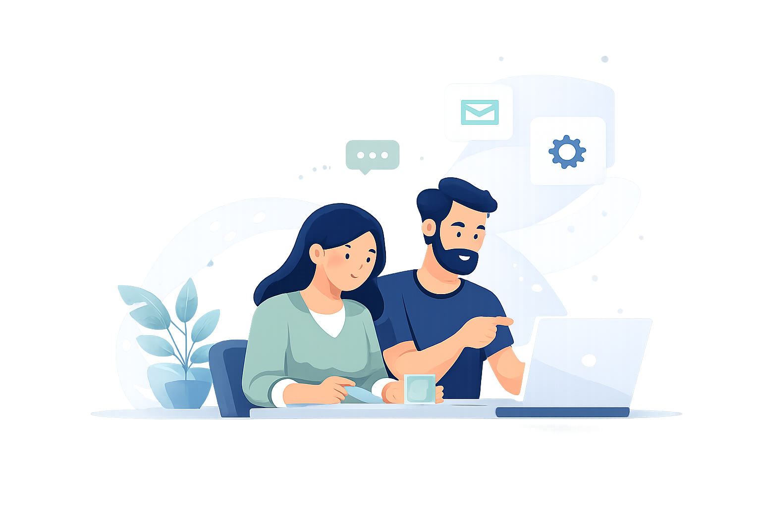 Contact Illustration